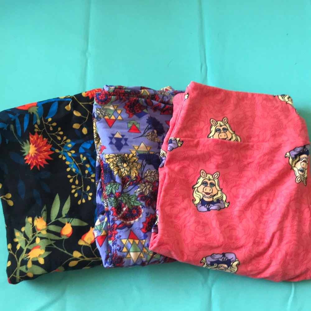 NWOT! Lula Roe Leggings OS Set#19